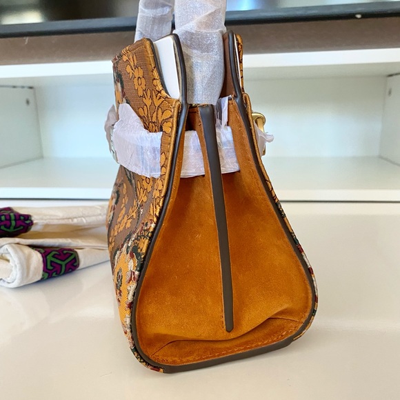 🚫SOLD🚫🌈NEW🏵Tory Burch Lee Radziwill petite double bag/satchel bag/crossbody - Picture 9 of 16